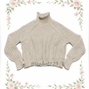 Wooden Ships Tara Rails T-Neck Chunky Sweater in Pure Snow